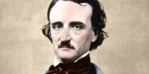 Edgar Allan Poe. Portrait of Edgar Allan Poe 1809-1849, American writer.